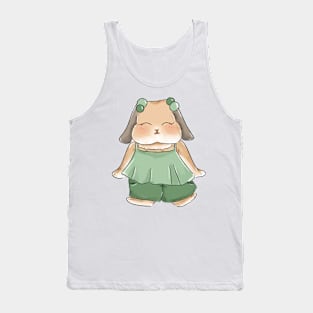 Rabbit Green Outfit _ Bunniesmee Tank Top